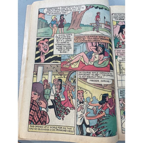 Archie Series Archie At Riverdale High #2 September 1972 Comic Bagged Boarded - Picture 6 of 6